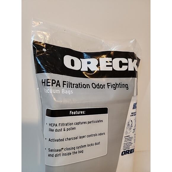8 Pack Genuine ORECK HEPA FILTRATION Odor Fighting TYPE CC CCPK80H Vacuum Bags - Picture 2 of 11
